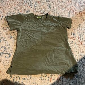 Gently worn scrub top